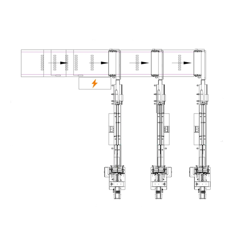 Stick Product with Plastic Tray Packaging System Finger Biscuit Packaging Machine System Line