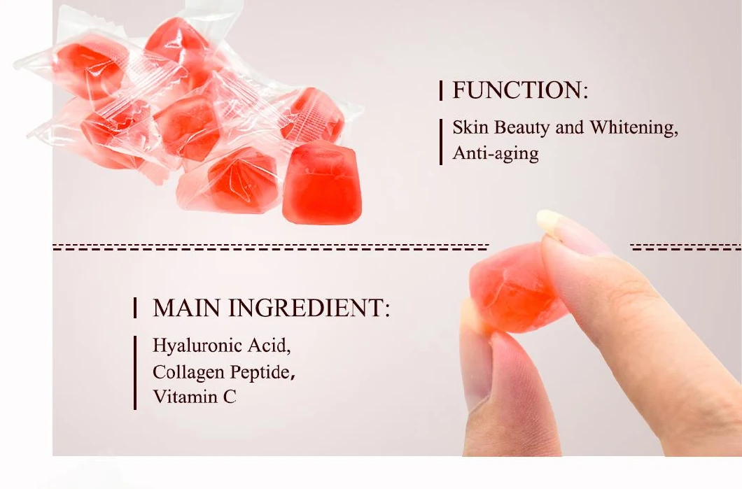 Vegan Nutrition Supplement OEM Customize Label Vitamins Collagen Gummy Candy