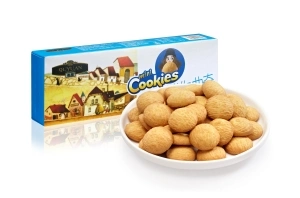 Mini Milk Flavor Cookies Biscuits 90g/Box